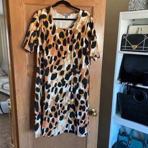 NWOT LEOPARD DRESS